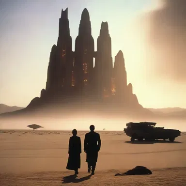 The movie's opening scene panned across the yon horizon, setting the atmospheric tone for the entire film.