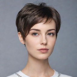 Generate an image of the user with a stylish French crop hairstyle.