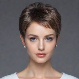 Generate an image of the user with a stylish French crop hairstyle.