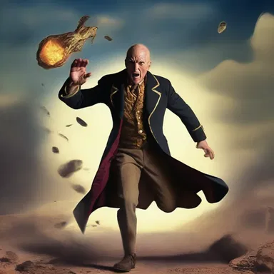 The unregenerate character refuses to admit defeat and continues to chase after the elusive treasure.
