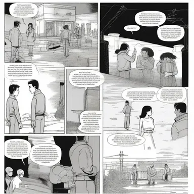 The explicitness of the dialogue and illustrations in the comic book helped convey the emotions of the characters.