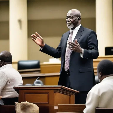 The preacher reminded the congregation that God's blessings could be received momently.
