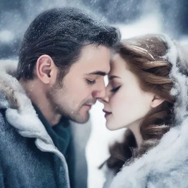 As they locked eyes, time seemed to freeze momently, creating a magical moment between them.