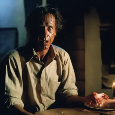 In the horror movie, the protagonist was haunted by a malevolent spirit that seemed to feed off of his carping nature, amplifying his petty criticisms into terrifying manifestations.