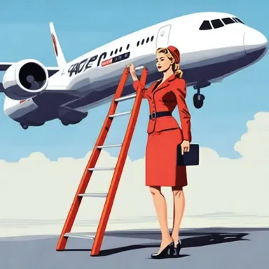 Why did the flight attendant bring a ladder to work? Because she heard the airline was promoting high-flying service!