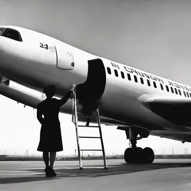Why did the flight attendant bring a ladder to work? Because she heard the airline was promoting high-flying service!