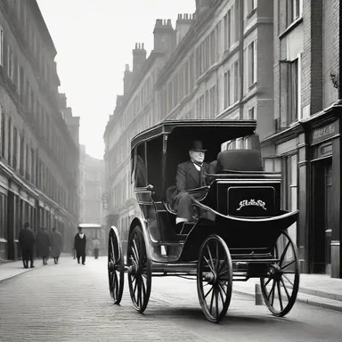 The classic literature describes the sights and sounds of a hansom cab ride through the Victorian streets of London.