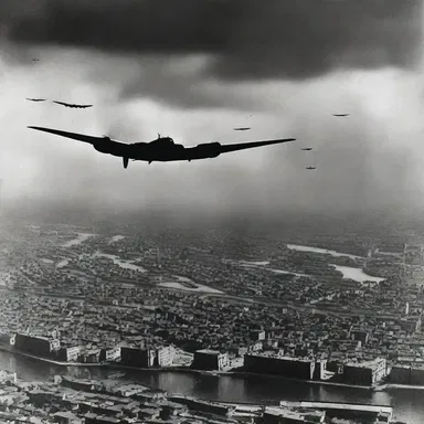 During World War II, there was a blackout enforced to protect cities from aerial bombings, ensuring minimal visibility for enemy aircraft.