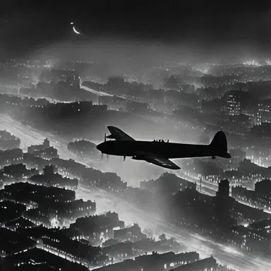 During World War II, there was a blackout enforced to protect cities from aerial bombings, ensuring minimal visibility for enemy aircraft.