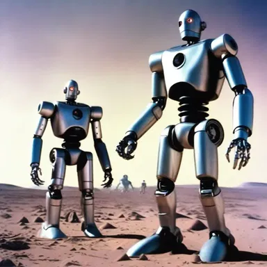 The sci-fi movie played out in a futuristic world where robots ruled the planet.