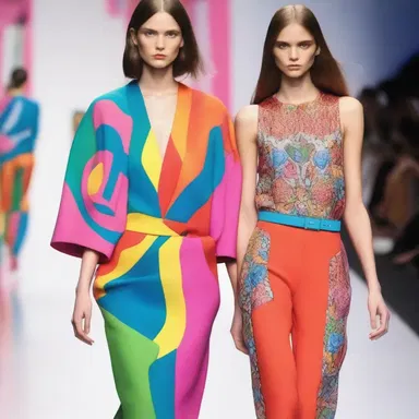 The latest fashion trend will play out the vibrant colors and designs on the runway this season.
