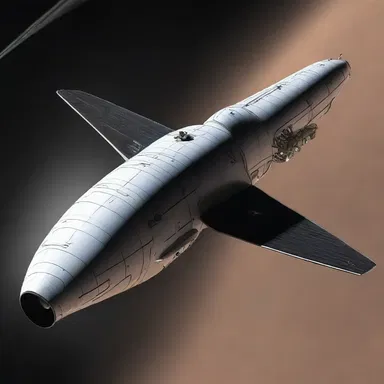 The futuristic spacecraft relies on advanced technology to play out its fuel supply during long interstellar journeys.