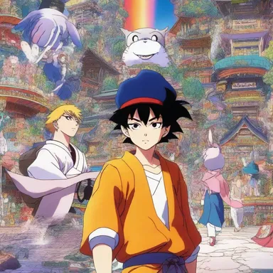 The anime series utilized technicolor to bring the fantastical world of the story to life with vibrant and detailed animation.