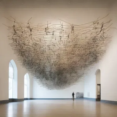 The artist's statement provided insight into the why behind their thought-provoking installation.