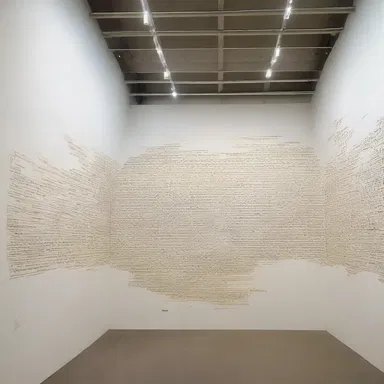 The artist's statement provided insight into the why behind their thought-provoking installation.