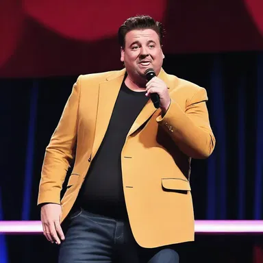 During the comedy show, the comedian made a hostile joke about his ex-girlfriend, which elicited laughter from the audience.