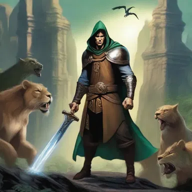 In the mystical land of Eldoria, the hero must confront hostile creatures and conquer evil in order to save the kingdom.