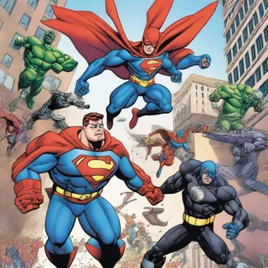 In the latest issue of The Amazing Adventures, our fearless superheroes face off against a group of hostile supervillains, seeking to bring chaos to the city.