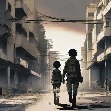 The hostile environment in the post-apocalyptic anime series made it difficult for the characters to survive.