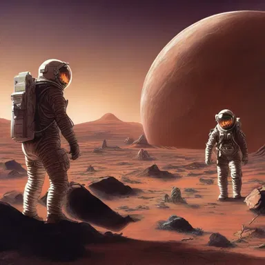 The astronauts encountered a hostile planet with extreme temperatures and toxic atmosphere in the science fiction novel.