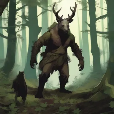 The protagonist traveled through a hostile forest filled with dangerous creatures in the fantasy book.
