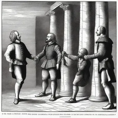 The hostile encounter between the two rival families eventually led to a tragic ending in the Shakespearean play.