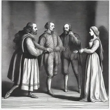 The hostile encounter between the two rival families eventually led to a tragic ending in the Shakespearean play.