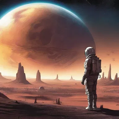 In the outgoing novel, the author explores a dystopian future where humans have colonized other planets.