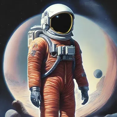 The protagonist in the science fiction novel was an outgoing and charismatic space explorer.