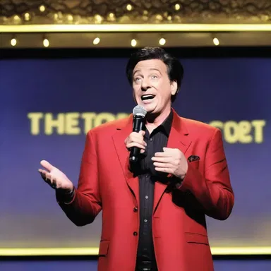 The comedian's outgoing personality allowed him to engage with the audience and deliver hilarious jokes.