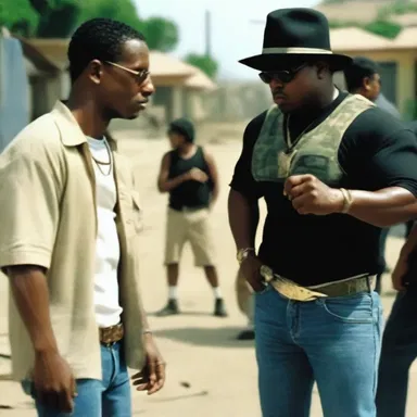 In the movie, the parley between the rival gangs resulted in a ceasefire and an unexpected alliance.