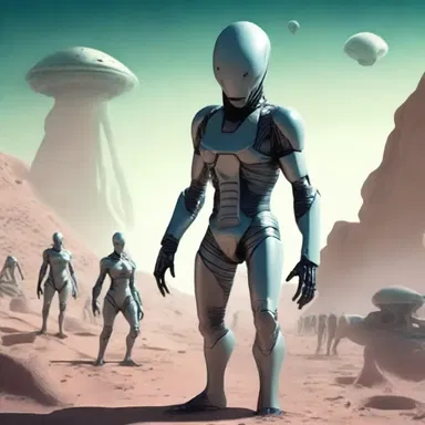 In the science fiction novel, the protagonist arranges a parley with an alien race to seek a peaceful resolution to their conflict.