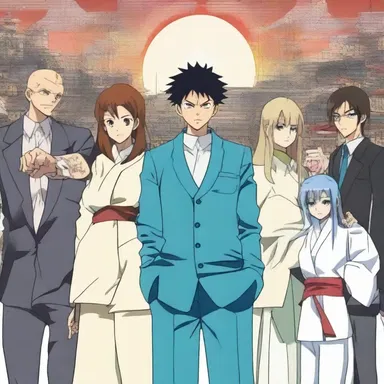 The characters in the anime had to parley with their rivals in order to negotiate a peaceful resolution.