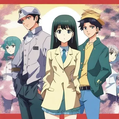 The characters in the anime had to parley with their rivals in order to negotiate a peaceful resolution.