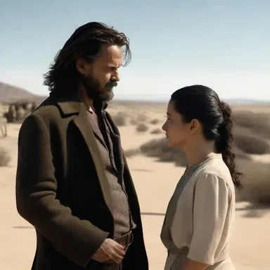In the movie, the protagonist secretly arranged a parley with the antagonist to discuss a potential alliance.
