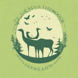 This is a high-quality digital art image of a t-shirt designed for the Society for Ecological Restoration