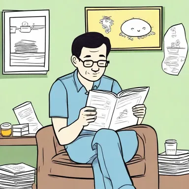 While reading the comics, the humorous illustrations helped to loosen up my mood and make me feel relaxed.