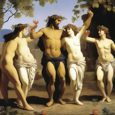 According to Greek mythology, Dionysus, the god of wine and celebration, would frequently loosen up the people by encouraging them to drink and dance.