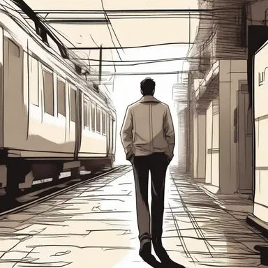 The protagonist in the novel decided to loosen up his body before embarking on a long, arduous journey.