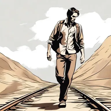 The protagonist in the novel decided to loosen up his body before embarking on a long, arduous journey.