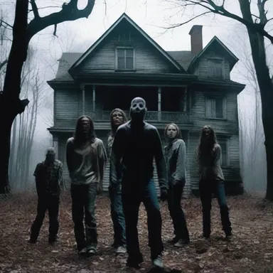 The horror movie featured a group of teenagers who stumbled upon a haunted house, unaware of the machinator's plan to possess their souls.