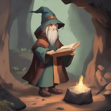 The young wizard embarked on a chancy quest to retrieve a powerful artifact from the treacherous cave.