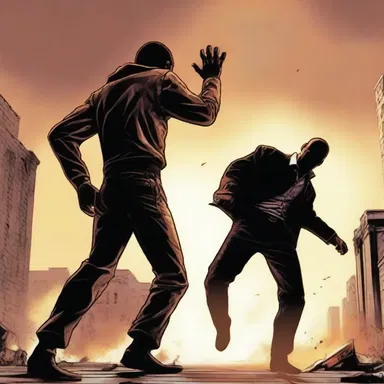 The protagonist's decision to confront the powerful enemy head-on was a chancy move that could have cost him his life.