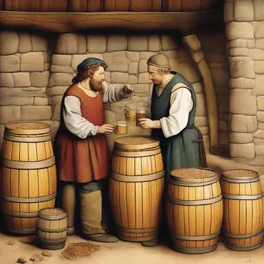 During the Middle Ages, fermenting was commonly used to produce alcoholic beverages such as beer and wine.