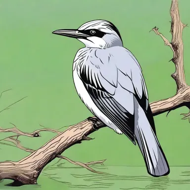 The grayback is depicted as a migratory bird in the popular bird-watching comic series.