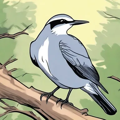 The grayback is depicted as a migratory bird in the popular bird-watching comic series.
