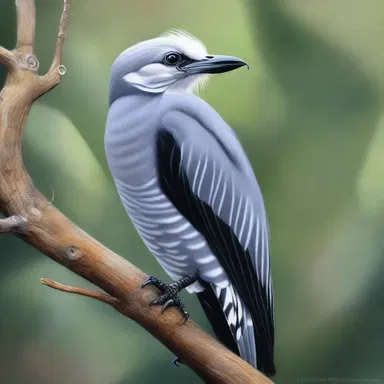 The artist painted a beautiful portrait of a grayback, highlighting its distinctive grey back feathers.