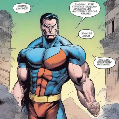 In the comic book, the superhero's dehiscence of his arm reveals a hidden weapon.