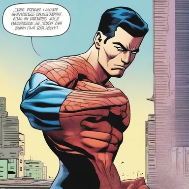 In the comic book, the superhero's dehiscence of his arm reveals a hidden weapon.