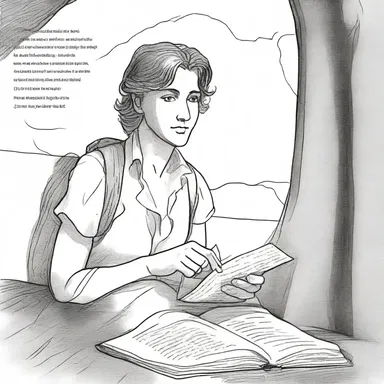 The author described the character's voice as nasally, making it distinctive among the other characters in the book.